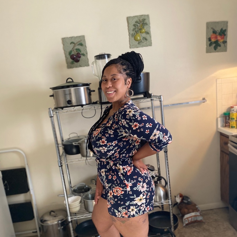 Cute flower romper